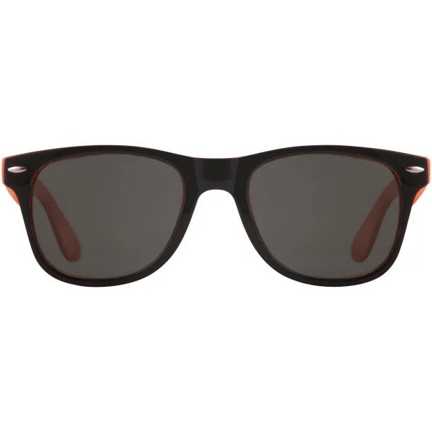 Sun Ray sunglasses with two coloured tones Orange Solid black