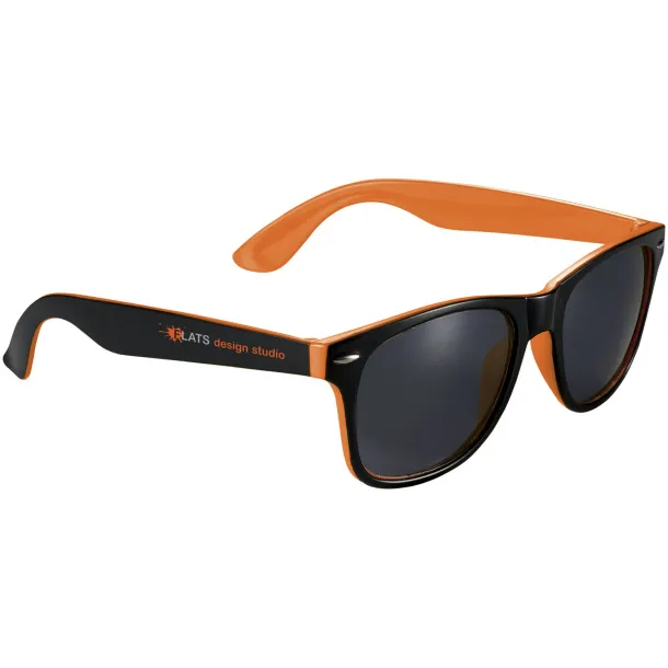 Sun Ray sunglasses with two coloured tones - Unbranded Orange Solid black