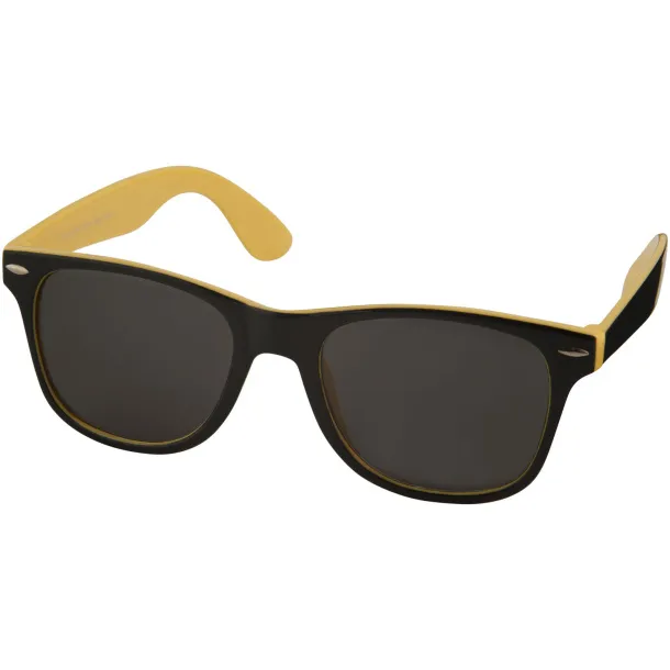 Sun Ray sunglasses with two coloured tones - Unbranded Yellow Solid black