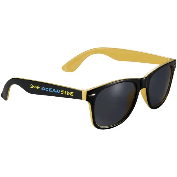 Sun Ray sunglasses with two coloured tones - Unbranded Yellow Solid black