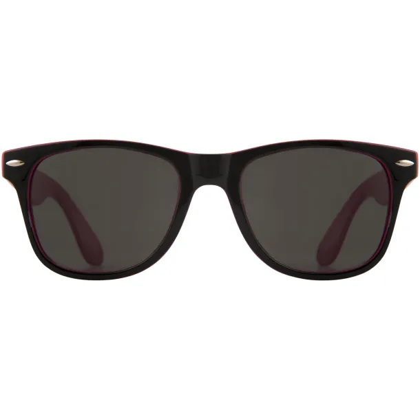 Sun Ray sunglasses with two coloured tones Transparent pink Solid black