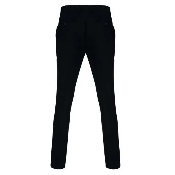  MEN’S SLIM FIT POLYESTER TROUSERS - Premier Black