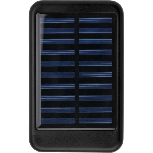  Power bank 4000 mAh, solar charger Crna