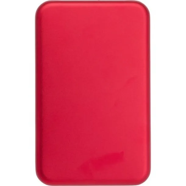  Power bank 4000 mAh, solar charger red