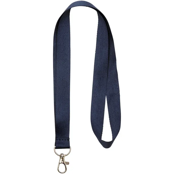 Impey lanyard with convenient hook Navy Blue