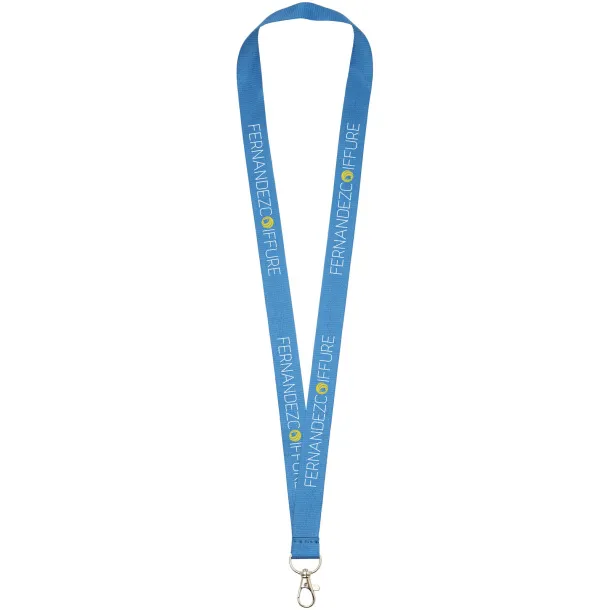 Impey lanyard with convenient hook Process blue