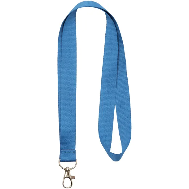 Impey lanyard with convenient hook Process blue