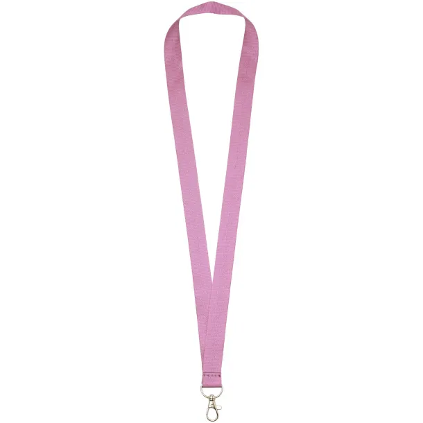 Impey lanyard with convenient hook Transparent pink