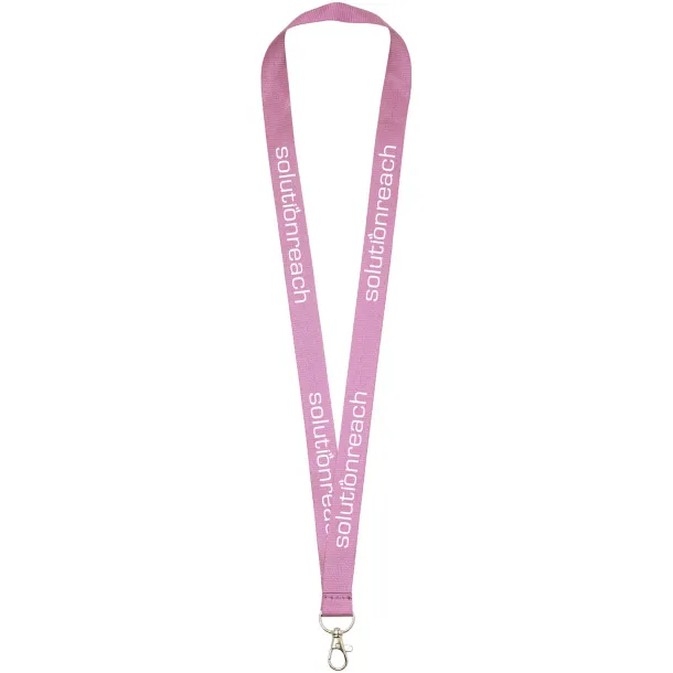 Impey lanyard with convenient hook Transparent pink