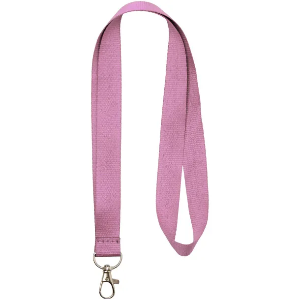 Impey lanyard with convenient hook Transparent pink