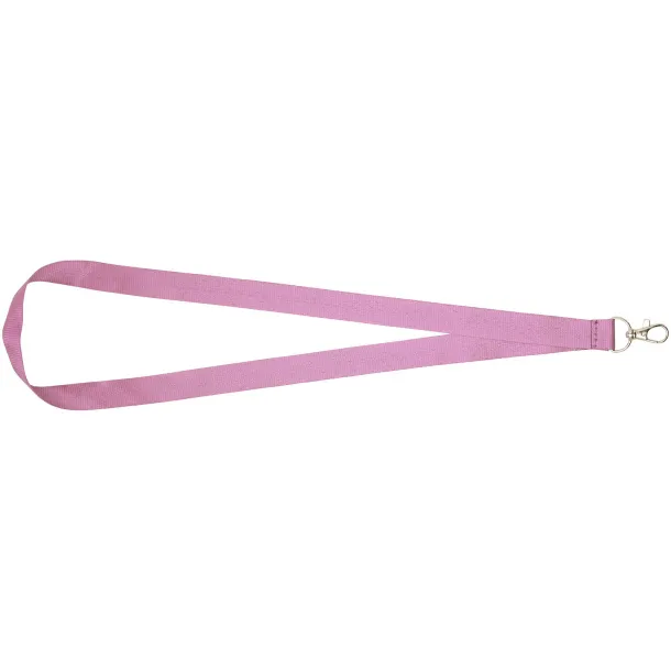 Impey lanyard with convenient hook Transparent pink