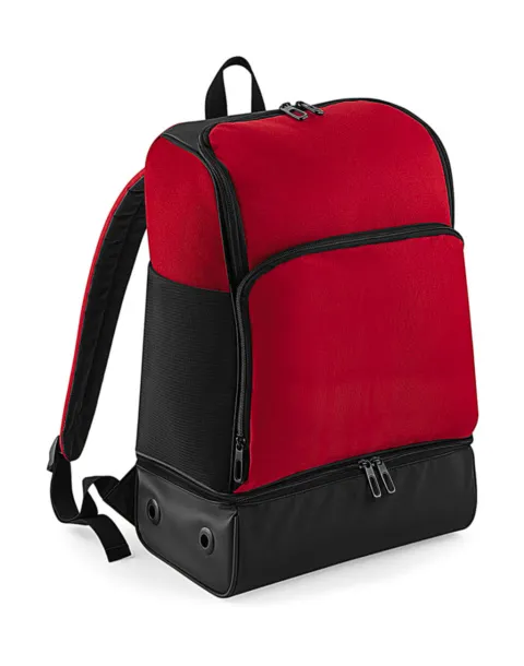  Hardbase Sports Backpack - Bagbase Classic Red Black