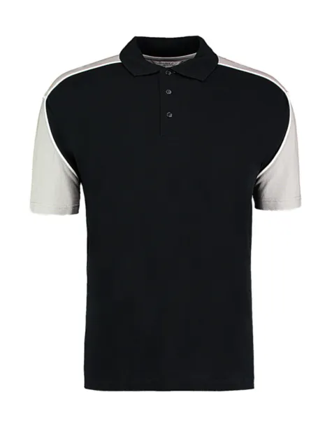  Classic fit polo majica, 210 g/m² - Formula Racing Crna Srebrna
