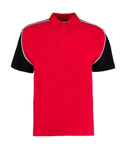  Classic fit polo majica, 210 g/m² - Formula Racing Crvena Crna