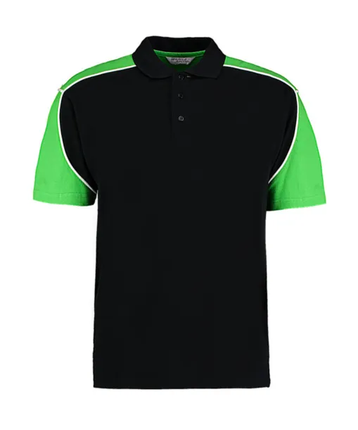  Classic fit polo majica - Formula Racing Crna Limeta