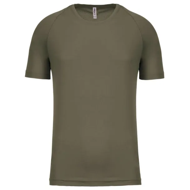  MEN'S SHORT-SLEEVED SPORTS T-SHIRT - Proact Tamno Kahki