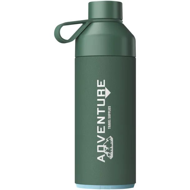 Big Ocean Bottle 1000 ml vacuum insulated water bottle - Ocean Bottle Forest green