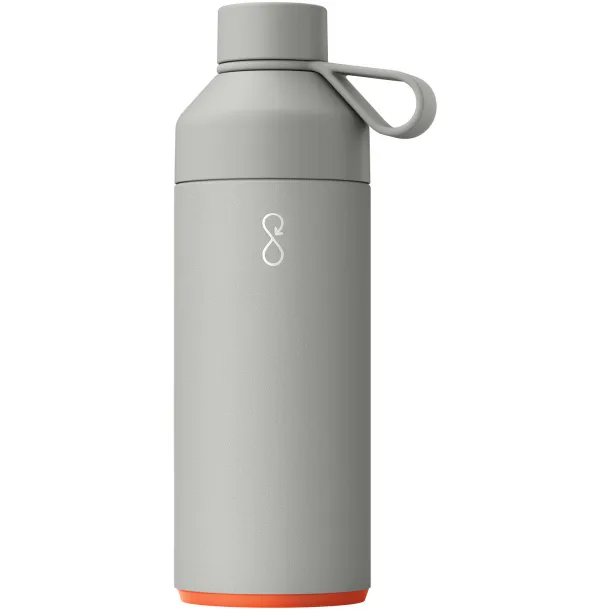 Big Ocean Bottle 1000 ml vacuum insulated water bottle - Ocean Bottle Rock Grey