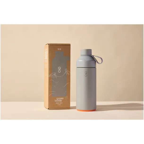 Big Ocean Bottle 1000 ml vacuum insulated water bottle - Ocean Bottle Rock Grey