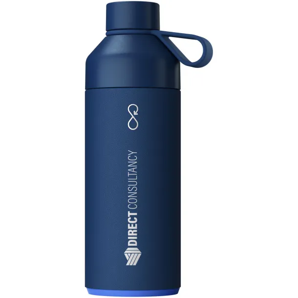 Big Ocean Bottle 1000 ml vacuum insulated water bottle - Ocean Bottle Ocean Blue