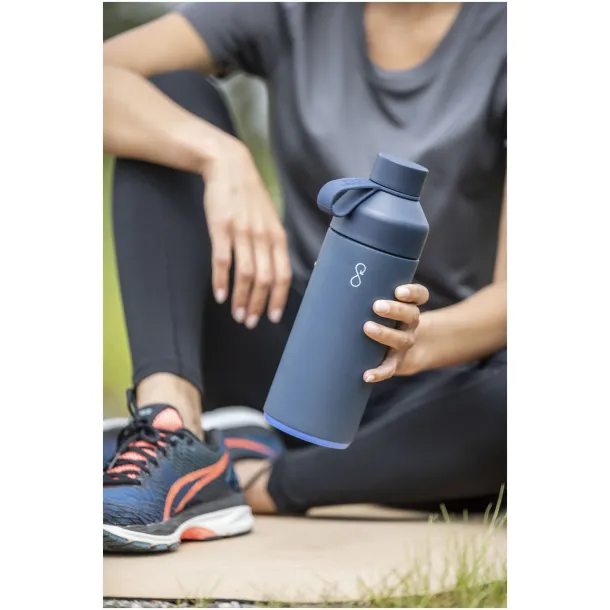 Big Ocean Bottle 1000 ml vacuum insulated water bottle - Ocean Bottle Ocean Blue2