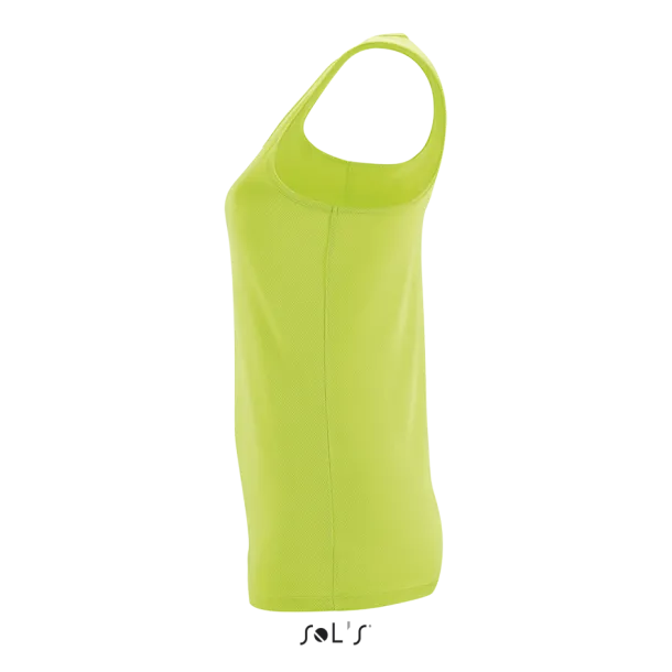 SOL'S SPORTY Ženska sportska majica bez rukava, 140 g/m2 - SOL'S Apple Green