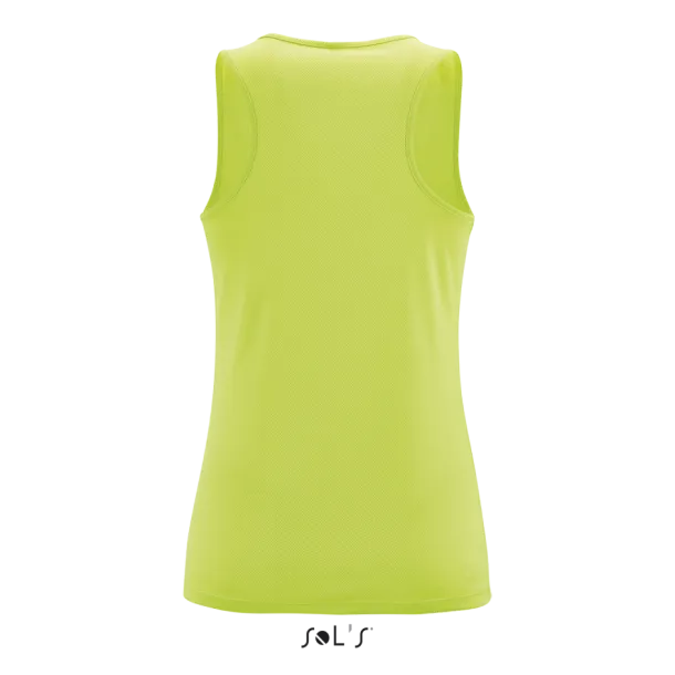 SOL'S SPORTY Ženska sportska majica bez rukava, 140 g/m2 - SOL'S Apple Green