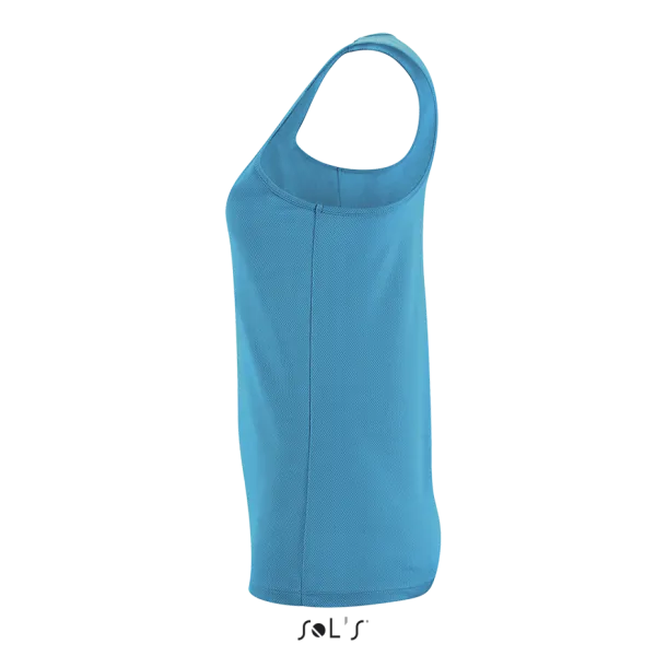 SOL'S SPORTY Ženska sportska majica bez rukava, 140 g/m2 - SOL'S Aqua