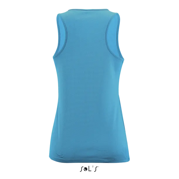SOL'S SPORTY Ženska sportska majica bez rukava, 140 g/m2 - SOL'S Aqua