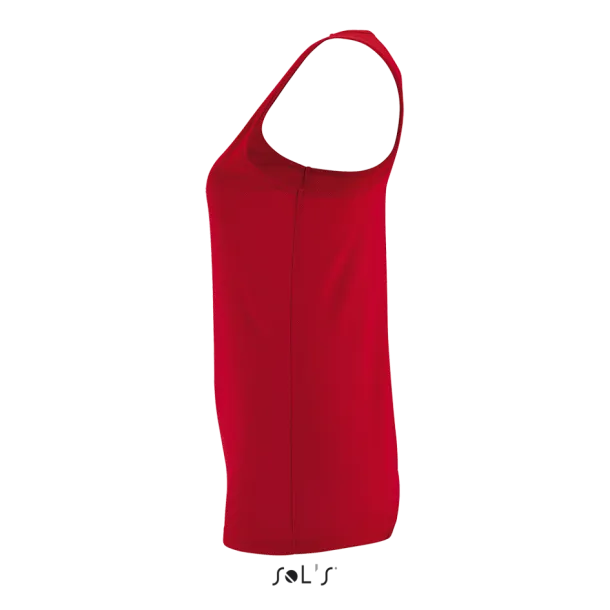 SOL'S SPORTY Ženska sportska majica bez rukava, 140 g/m2 - SOL'S Crvena