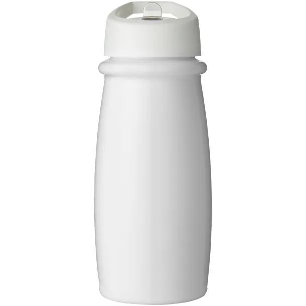 H2O Pulse 600 ml spout lid sport bottle - Unbranded White