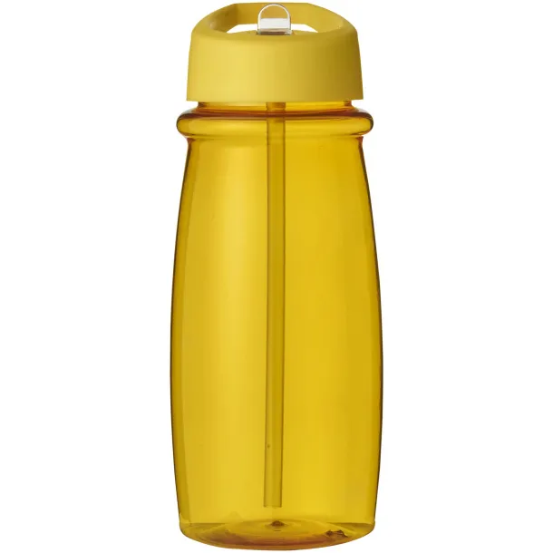 H2O Pulse 600 ml spout lid sport bottle - Unbranded Yellow