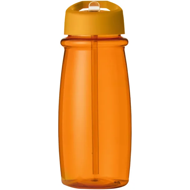 H2O Pulse 600 ml spout lid sport bottle Orange