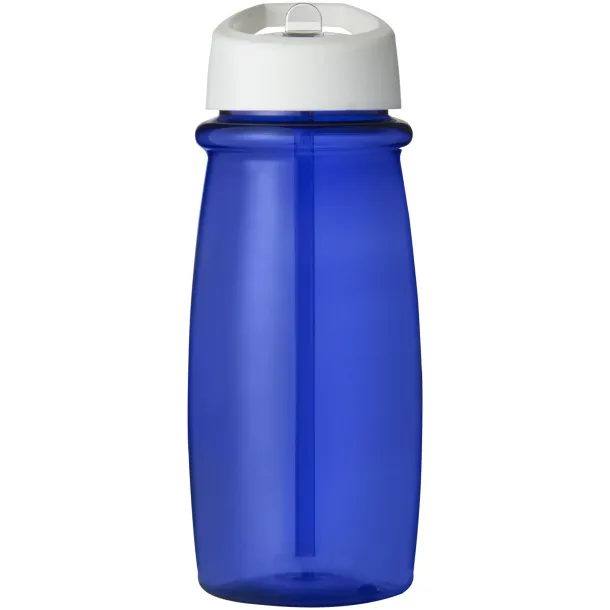 H2O Pulse 600 ml spout lid sport bottle Blue White