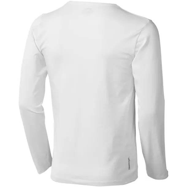 Curve long sleeve men's t-shirt - Slazenger White