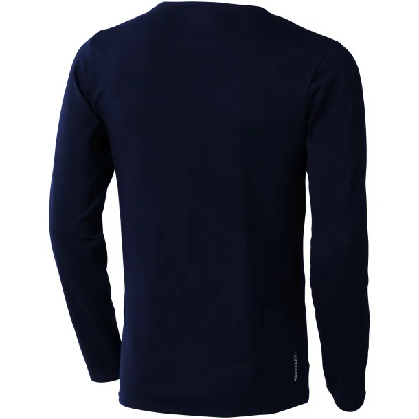 Curve long sleeve men's t-shirt - Slazenger Navy Blue