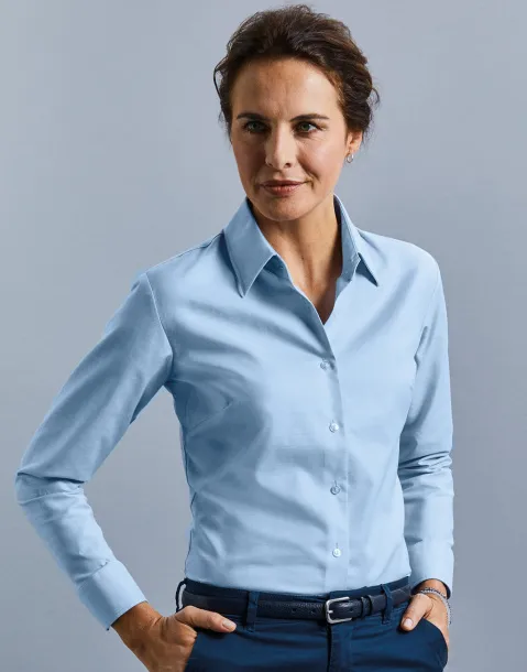  Ladies' Classic Oxford Shirt LS - Russell Collection