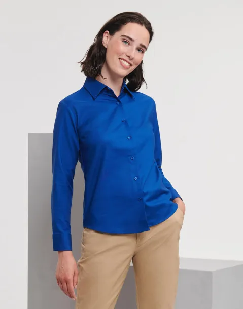  Ladies' Classic Oxford Shirt LS - Russell Collection