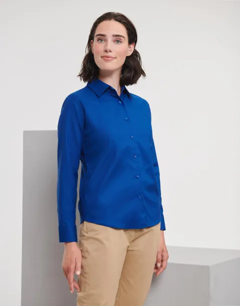  Ladies' Classic Oxford Shirt LS - Russell Collection