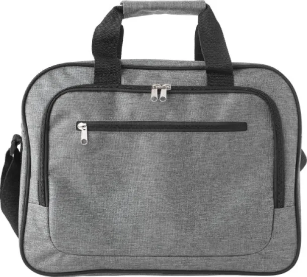 Isolde Polyester (300D) laptop bag  grey