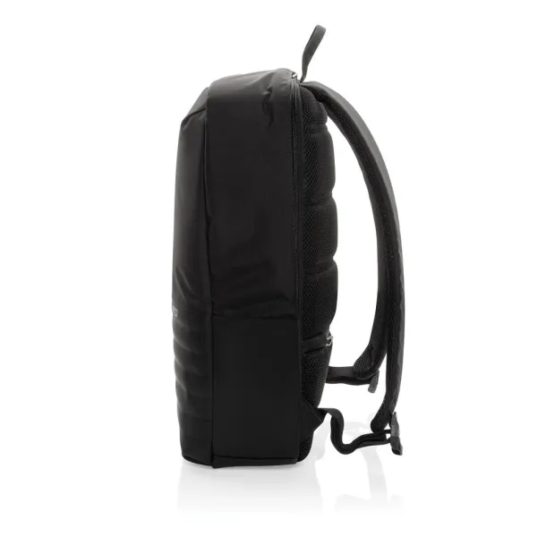  Swiss Peak AWARE™ RFID anti-theft 15" laptop backpack - Swiss Peak Black 