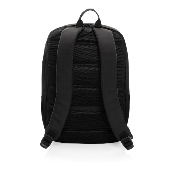  Swiss Peak AWARE™ RFID anti-theft 15" laptop backpack - Swiss Peak Black 