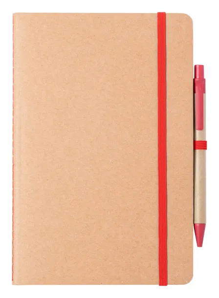 Ginkgo notebook Red Natural