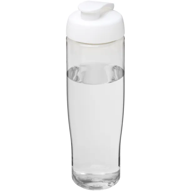 H2O Tempo® 700 ml flip lid sport bottle - Unbranded White White