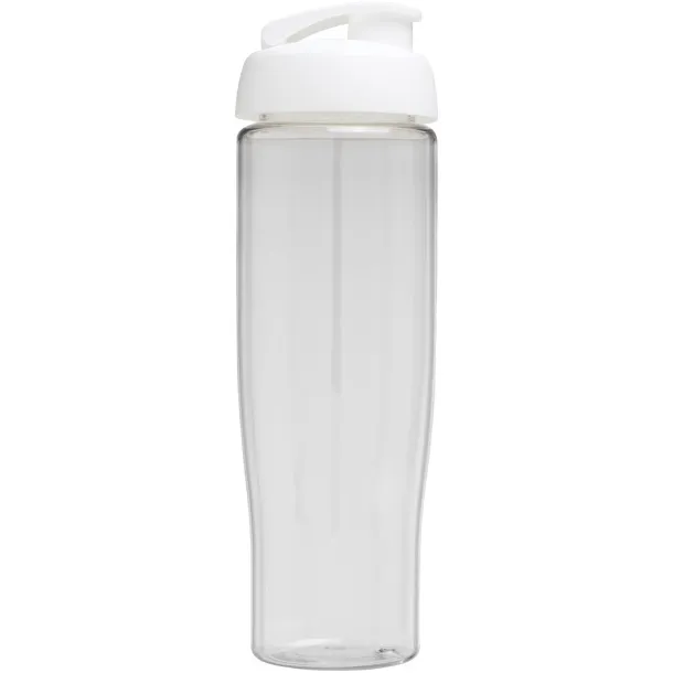 H2O Tempo® 700 ml flip lid sport bottle - Unbranded White White