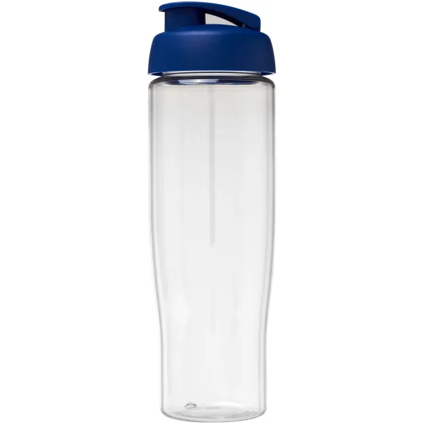 H2O Tempo® 700 ml flip lid sport bottle - Unbranded White Blue