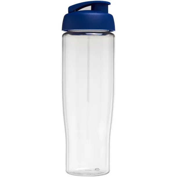 H2O Tempo® 700 ml flip lid sport bottle - Unbranded White Blue