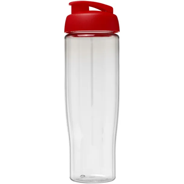 H2O Tempo® 700 ml flip lid sport bottle - Unbranded White Red