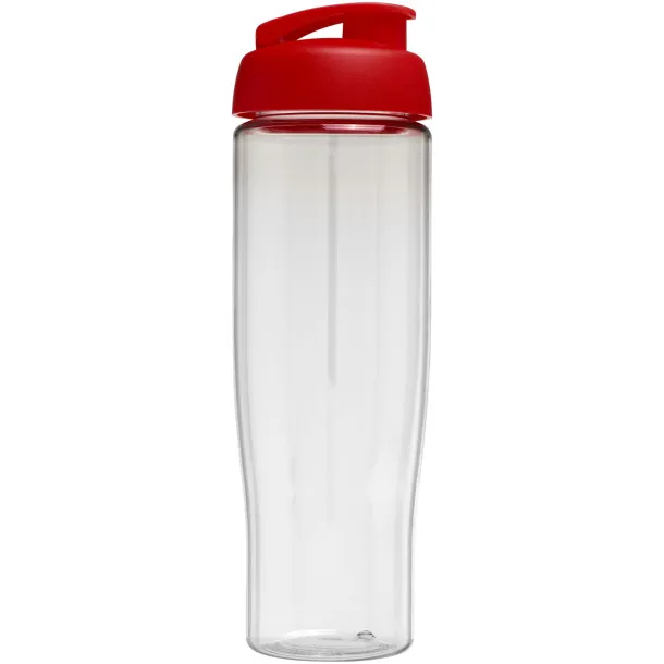 H2O Tempo® 700 ml flip lid sport bottle - Unbranded White Red