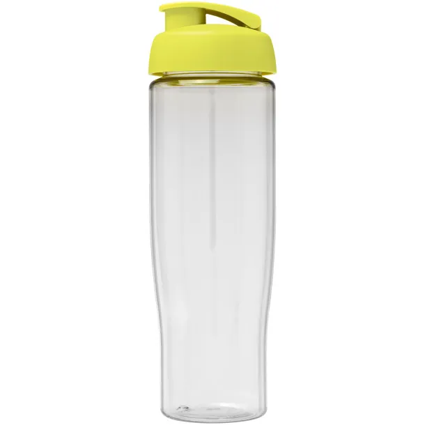 H2O Tempo® 700 ml flip lid sport bottle - Unbranded White Lime